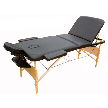 Prenosna masažna miza 3 conska – črna - Zapri okno